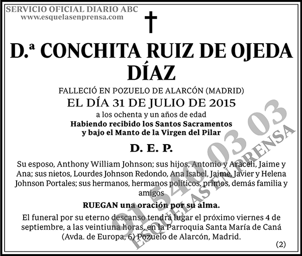 Conchita Ruiz de Ojeda Díaz